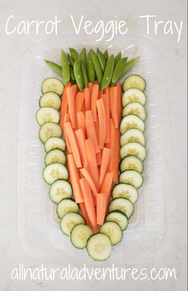 easter carrot veggie tray