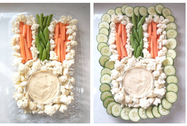 Easter Bunny Veggie Tray