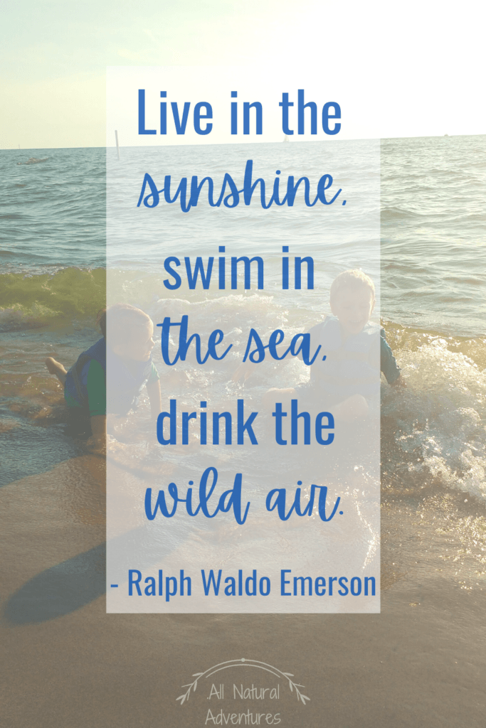Children's Nature Quotes To Inspire Any Outdoor Adventure With Kids - Exploring Nature - Ralph Waldo Emerson