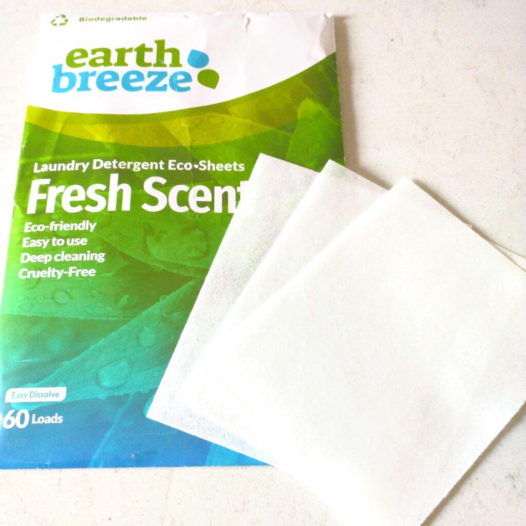 5 Reasons To Try Earth Breeze Laundry Detergent Eco Sheets - All Natural  Adventures