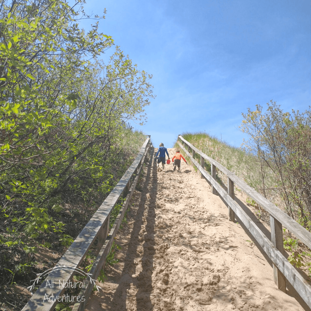 Laketown Beach Along Lake Michigan In Holland, MI