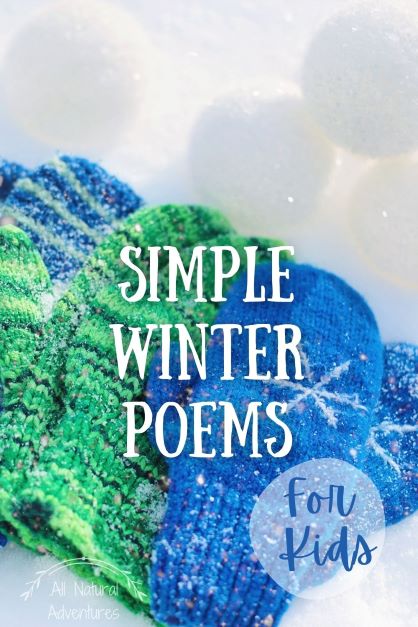 Simple Winter Poems For Kids To Learn By Heart