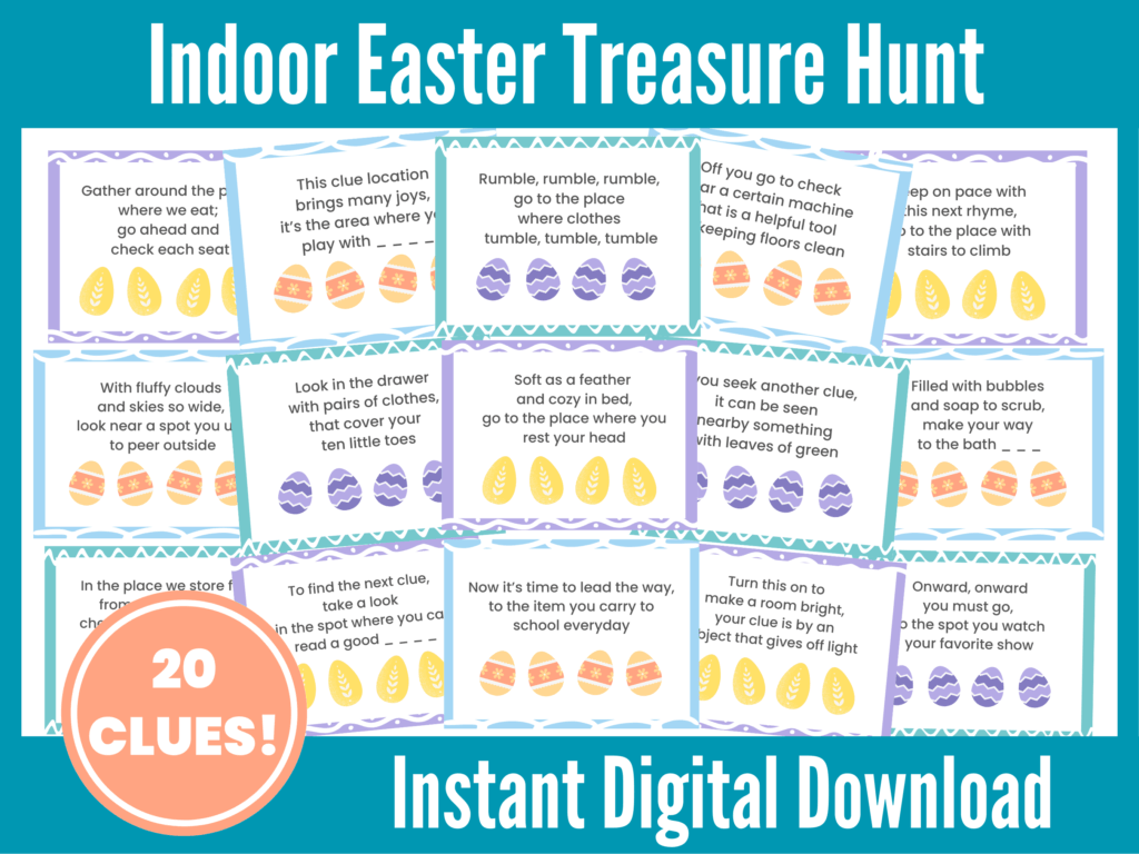 Printable Easter Treasure Hunt from Print An Adventure