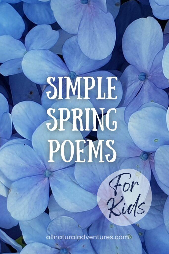 Short Spring Poems for Kids that Celebrate Nature