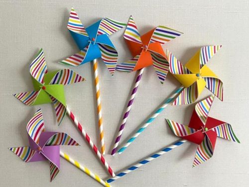 Eco-Friendly Birthday Party Favors Kids Will Love - Paper Pinwheels