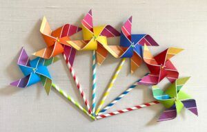 Matices Design Shop paper pinwheels