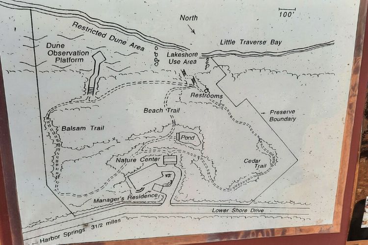Thorne Swift Nature Preserve Trail Map