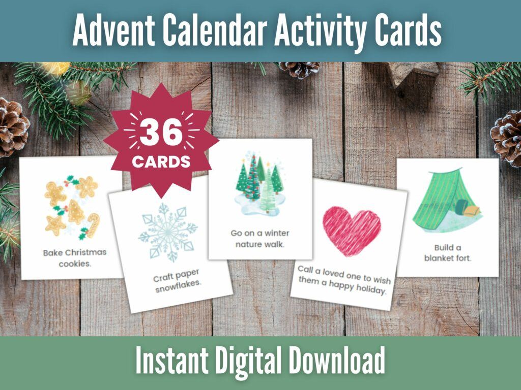 printable advent activities for kids - Advent Activity Cards