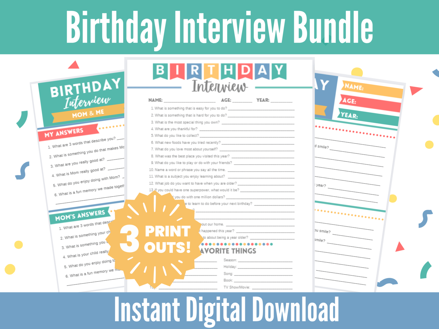 50 Creative Birthday Interview Questions For Kids