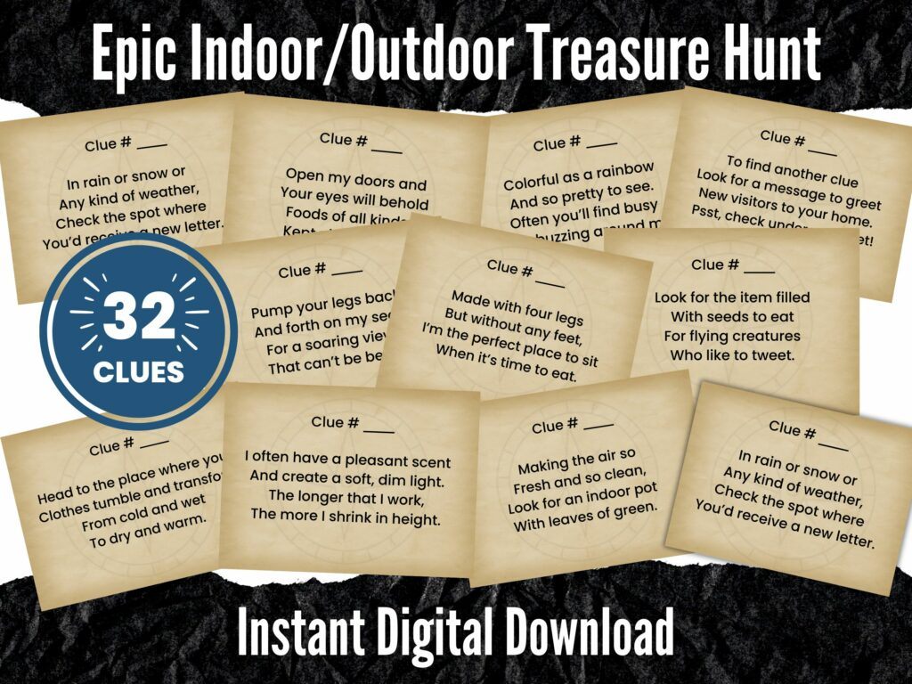 5 Easy Steps to Make a Printable Treasure Hunt for Kids