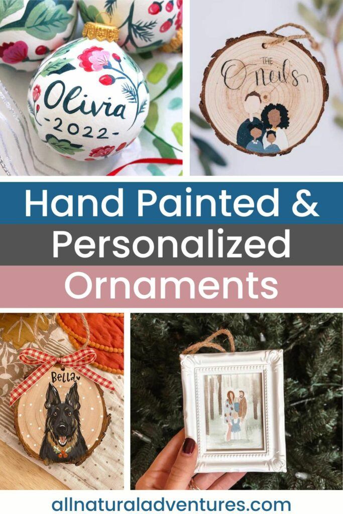 Hand Painted Personalized Christmas Ornaments